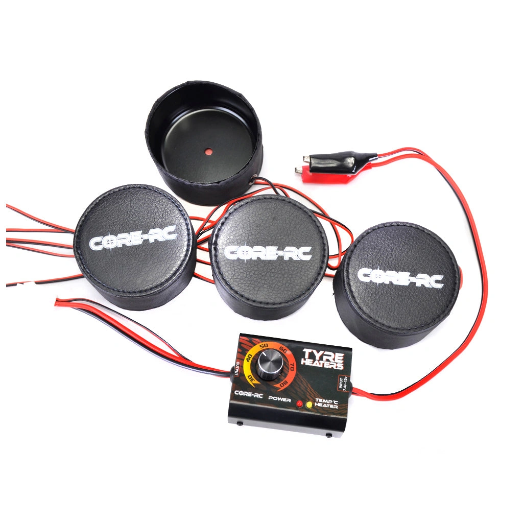 Hot Laps Ahead: 1/10 Touring Car Tire Warmer Set - Grip Guaranteed.
